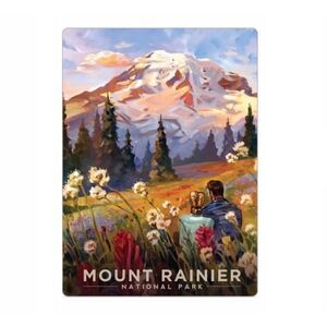 Mount Rainier National Park Magnet